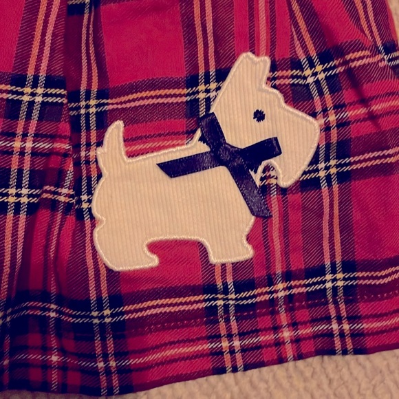 Trotter’s of London Confiture Tartan Scottie Holiday Dress - Size 3-6 months - Picture 2 of 4